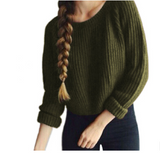 Long Sleve Classic Sweaters - WOMONA.COM