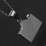 Vintage Distressed Stainless Steel Drip Camera Necklace - WOMONA.COM