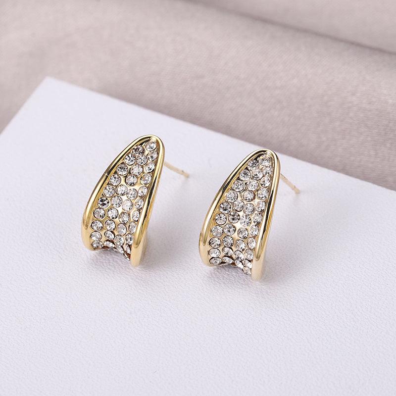 Women's Gold-Tone Design Earrings