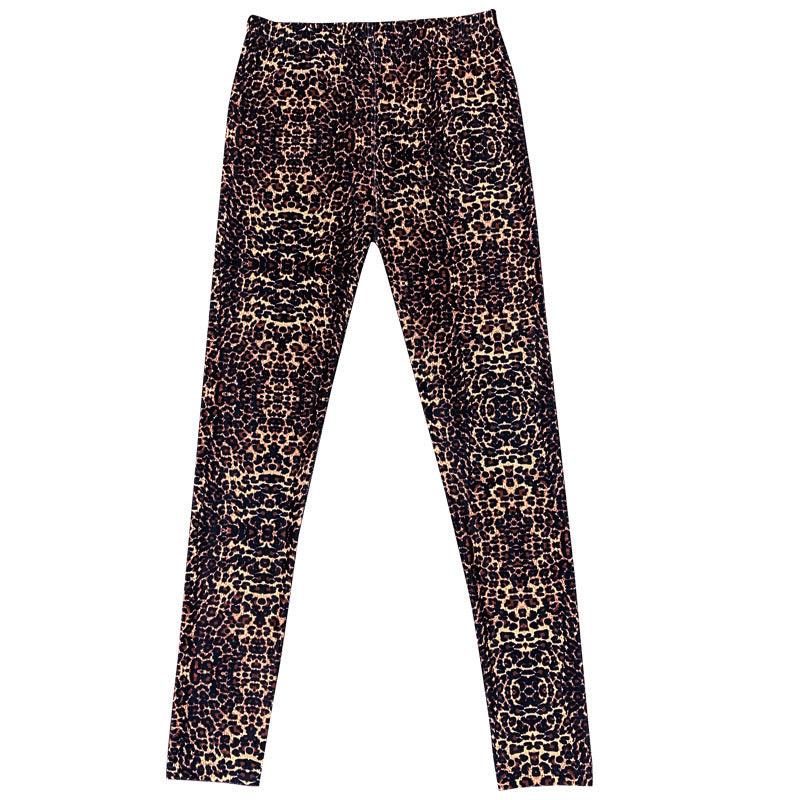 Spring And Summer Milk Silk Printed Leggings For Women - WOMONA.COM