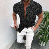 Men's Short-Sleeved Fashion Shirts - WOMONA.COM