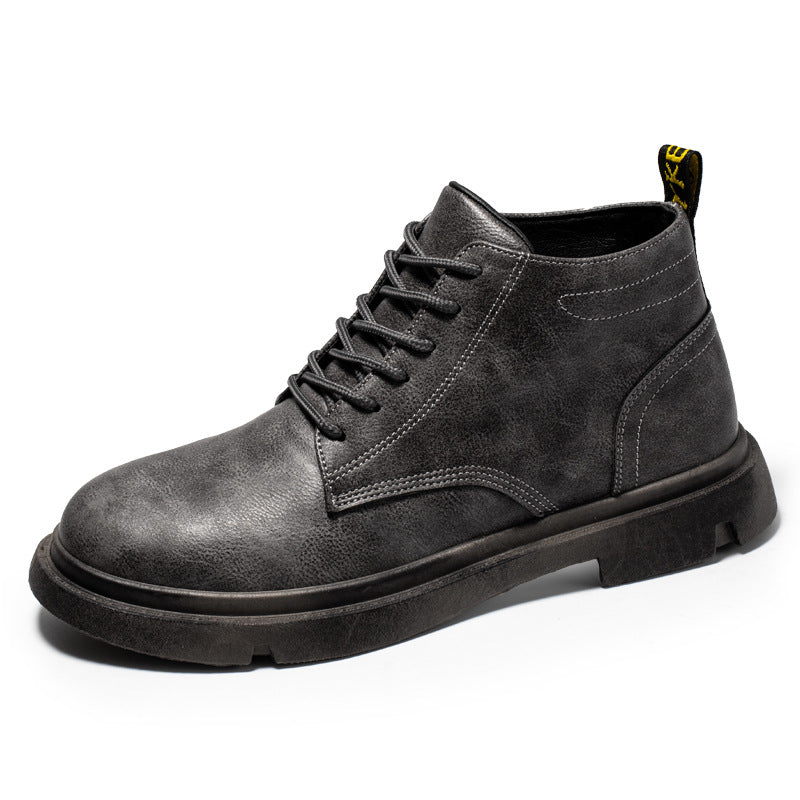 Casual Sports Shoes Plus Cashmere Martin Boots Men - WOMONA.COM