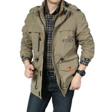 Spring thin Jacket jacket Men's casual outdoor - WOMONA.COM