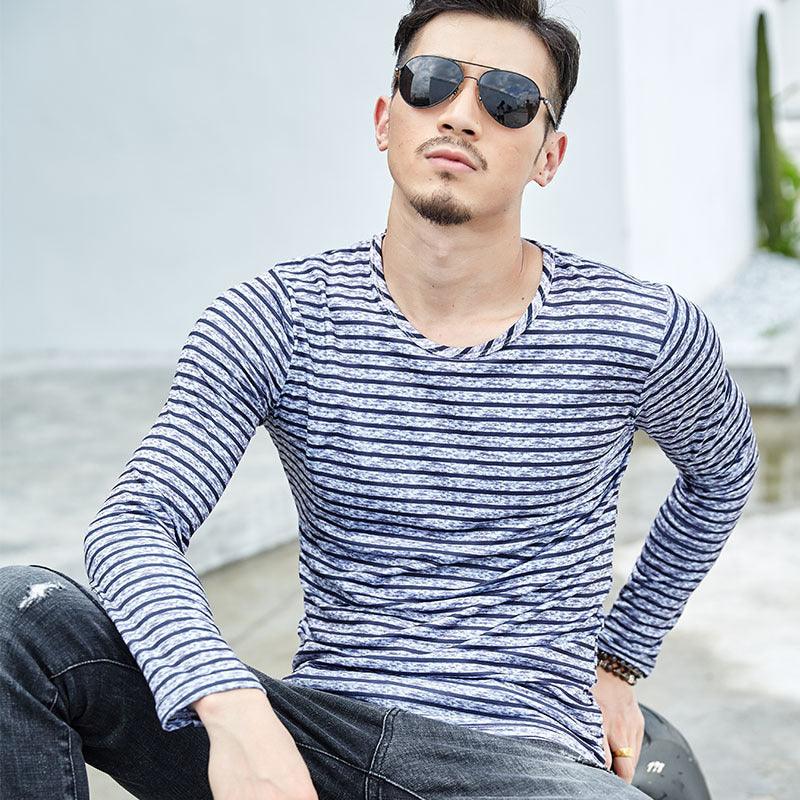 men's collar T-shirts, long sleeves - WOMONA.COM