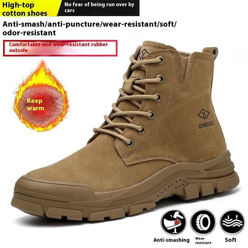 Labor Protection Cotton Shoes Men's - WOMONA.COM