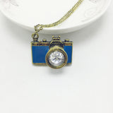 Vintage Camera Necklace Long Sweater Chain - WOMONA.COM