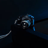 Luminous Small Camera Ball Titanium Steel Necklace Can Sound - WOMONA.COM