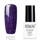 Stars decorated with rainbow light therapy nails 29 colors - WOMONA.COM