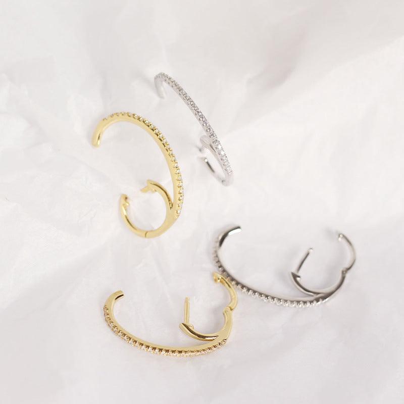 Women's Full Rhinestone Earrings