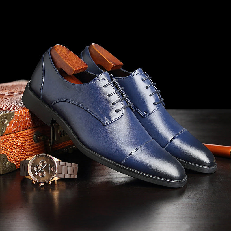 British style business shoes for men - WOMONA.COM