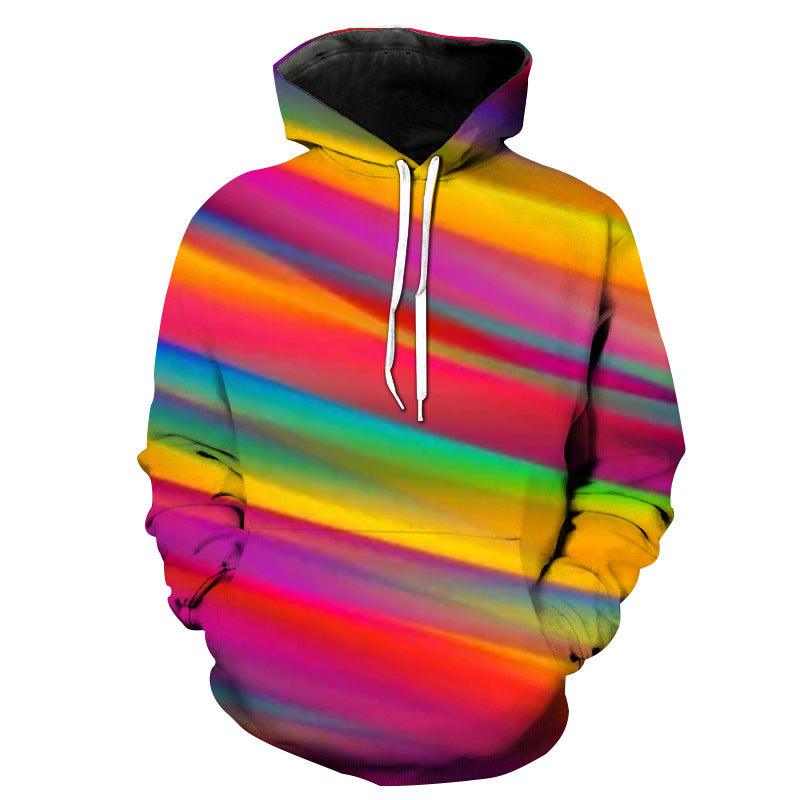 Autumn And Winter Art Graffiti 3D Digital Printing Sweater - WOMONA.COM