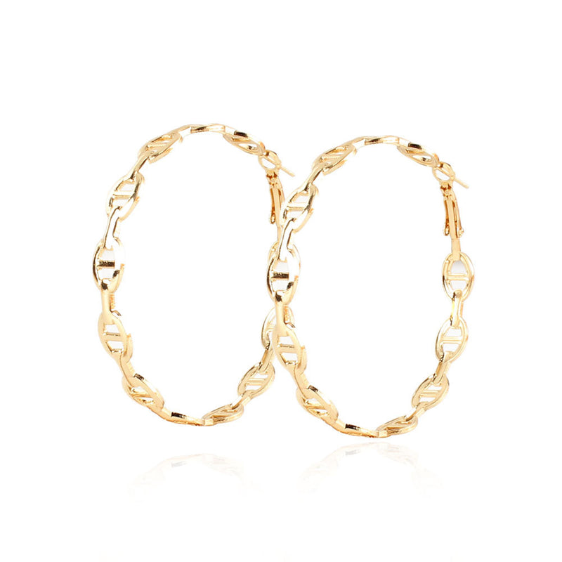 Hoop European And American Style Earrings - WOMONA.COM