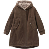 Fleece-lined Thick Hooded Parka - WOMONA.COM