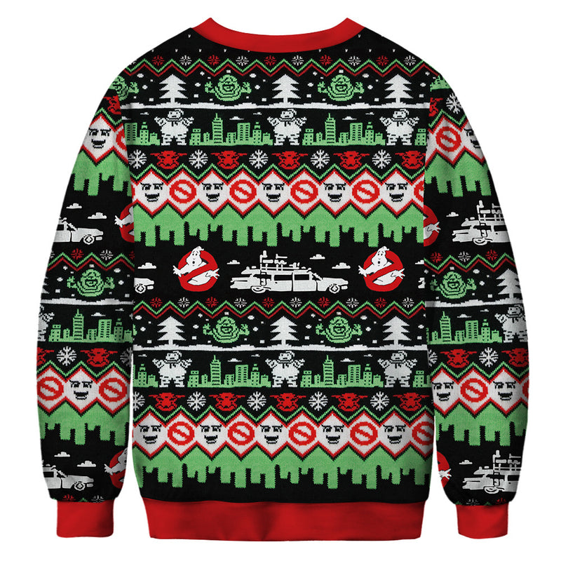 Christmas print sweater - WOMONA.COM