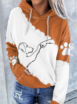 Women's Fashion Digital Printed Hoodie - WOMONA.COM