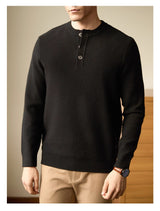 Men's American-style Business Casual All-match Pullover Sweater