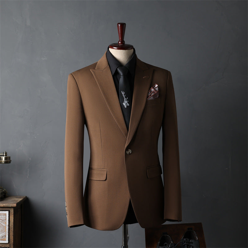 Traje de boda para novio, chaqueta, ropa informal