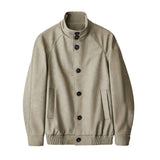 Casual Korean Retro Two-tone Men's Coat - WOMONA.COM