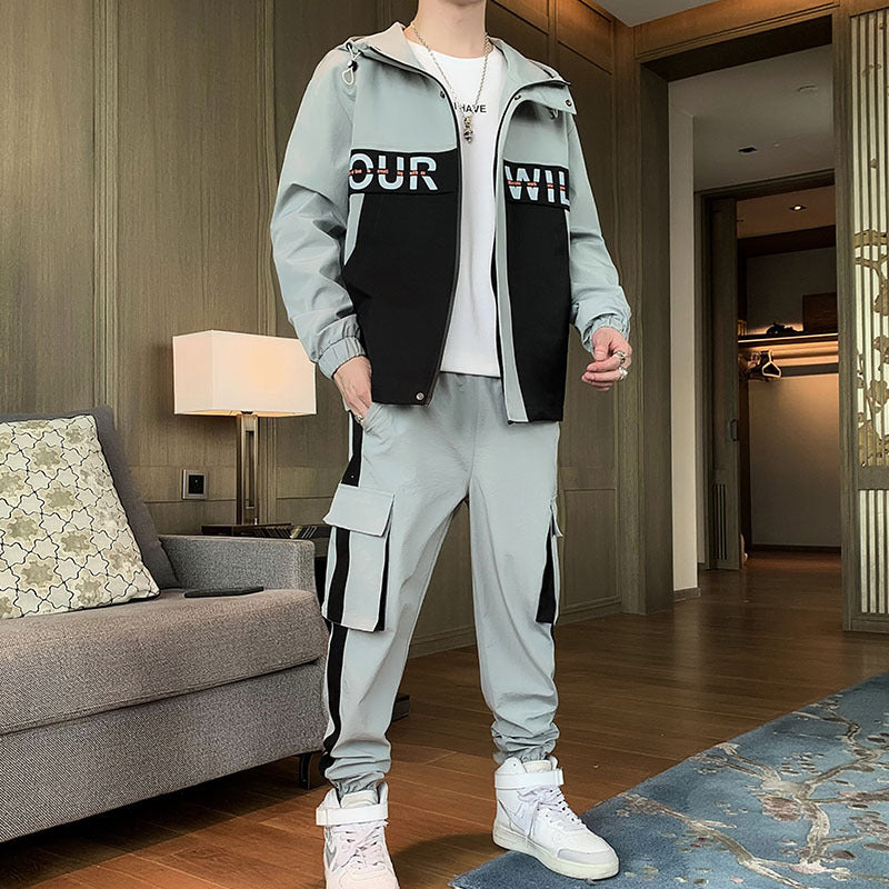 Fashion Men Clothing Jogging Suit Casual - WOMONA.COM