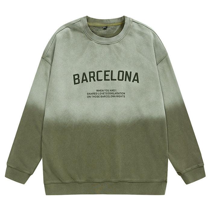 Cotton American Round Neck Sweater Men - WOMONA.COM