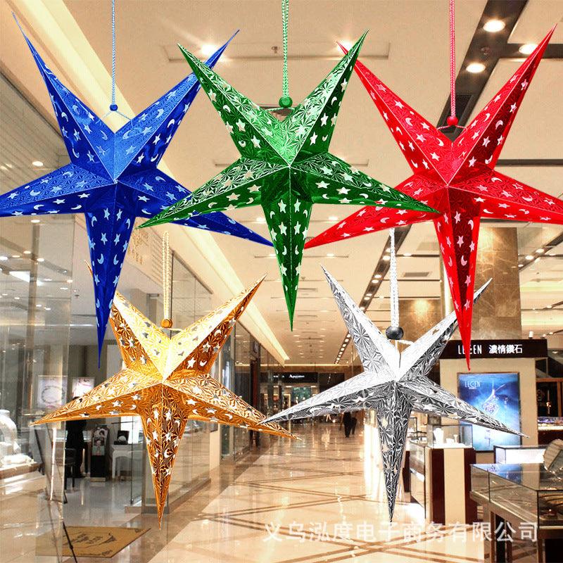 Christmas star ornaments - WOMONA.COM