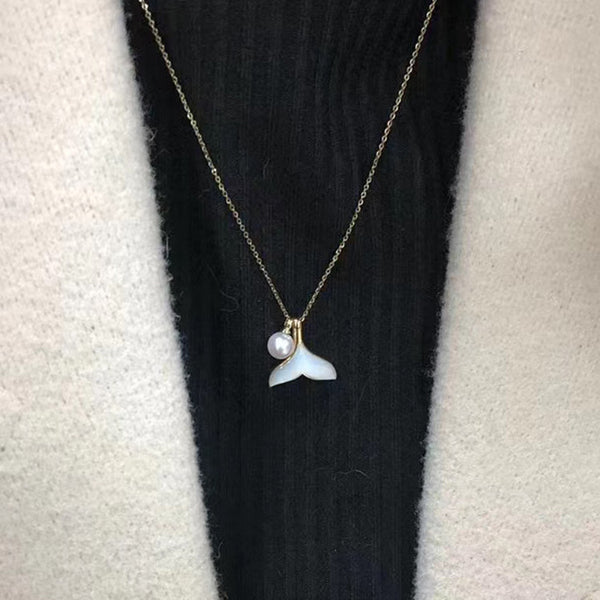Fishtail Necklace - WOMONA.COM