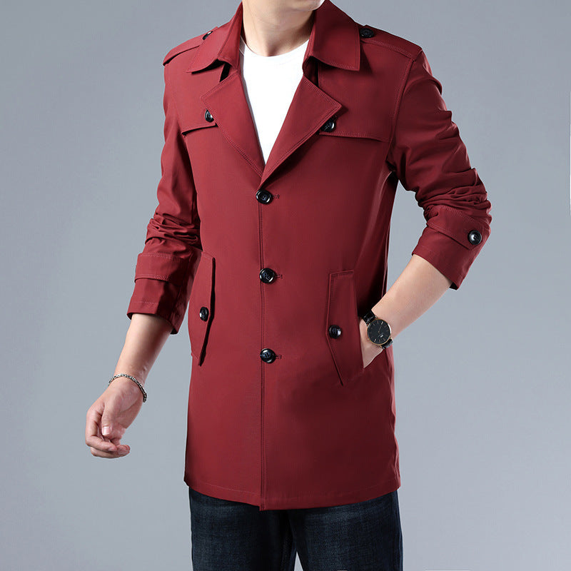 Men's windbreaker casual jacket