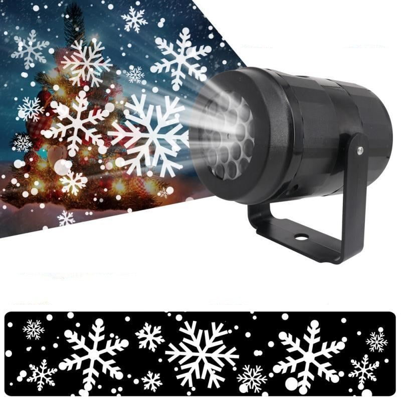 LED Christmas Snow Lights Projector Christmas Lamp - WOMONA.COM