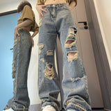 Hiphop Ripped Jeans For Women - WOMONA.COM