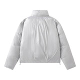 Men's Solid Color Bread Cotton-padded Jacket