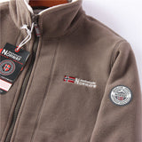 Man Double-sided Polar Fleece Jacket - WOMONA.COM