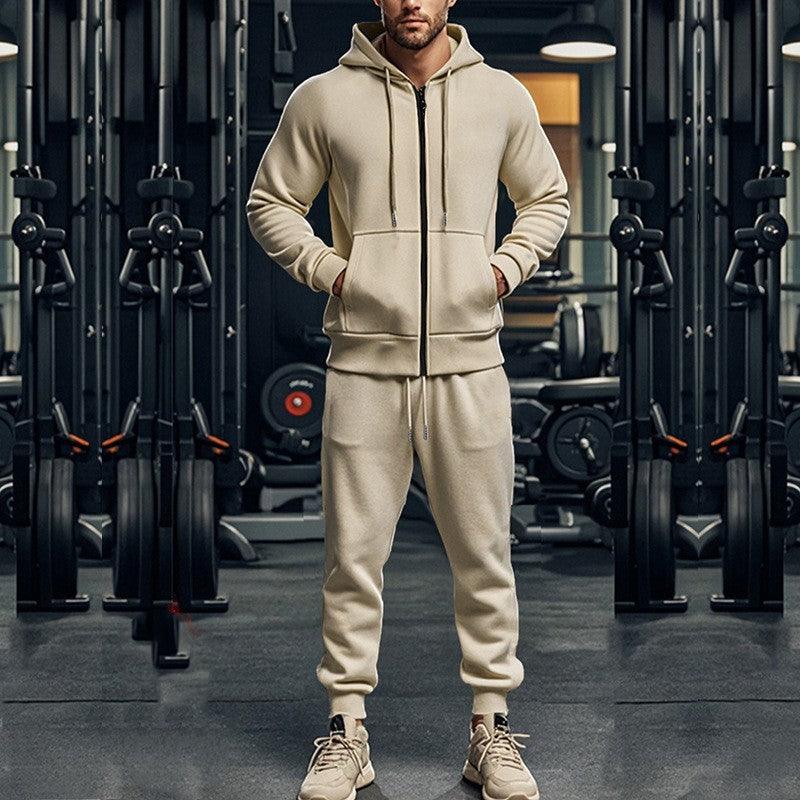 Casual Suit Fleece Warm Two-piece Set - WOMONA.COM