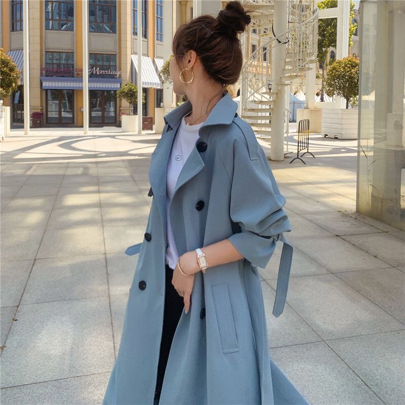 British Style Trench Coat Women's - WOMONA.COM