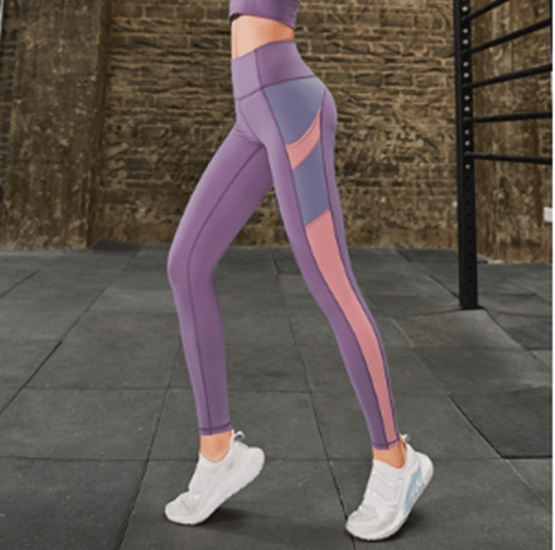 Sport Stitching Fitness Pocket Leggings Yoga Pants - WOMONA.COM