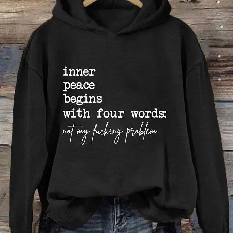 Inner Peace Begins With Four Words - WOMONA.COM
