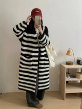 Loose And Lazy Style Sweater Coat