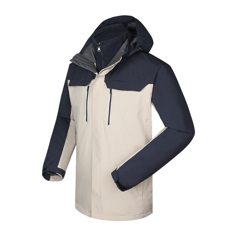 Outdoor Shell Jacket Coral Velvet For Male - WOMONA.COM