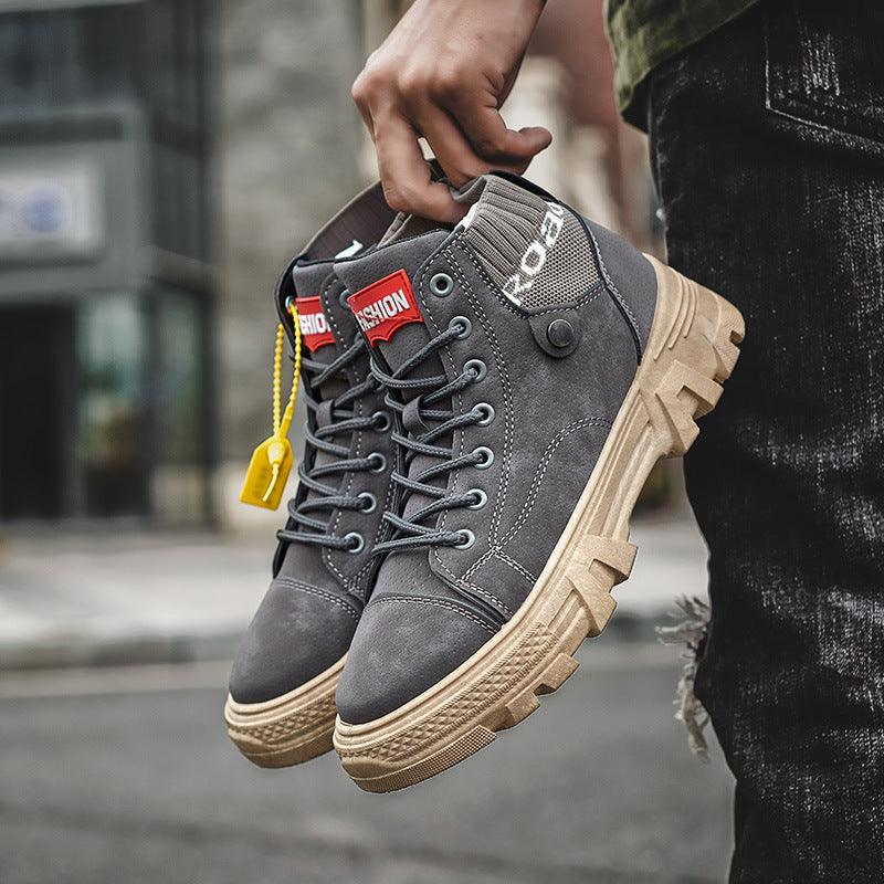 British style army desert boots - WOMONA.COM