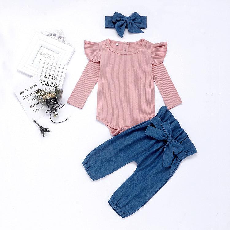 Baby bag hip one-piece suit - WOMONA.COM