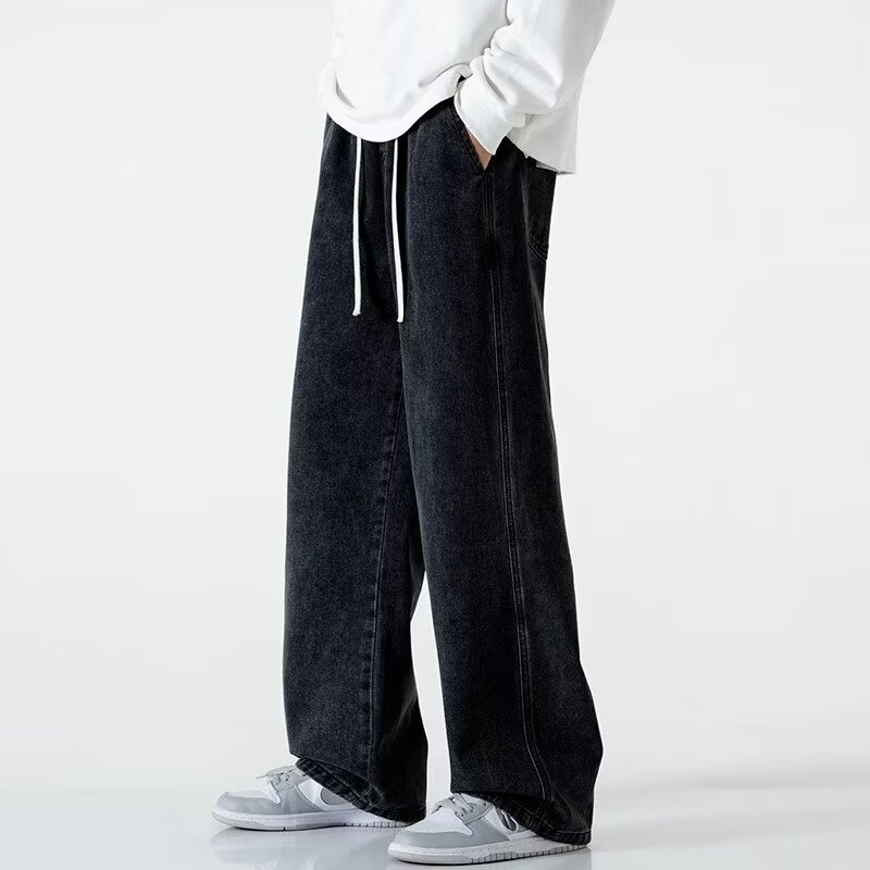 Thin High Street Loose Wide Leg Pants - WOMONA.COM