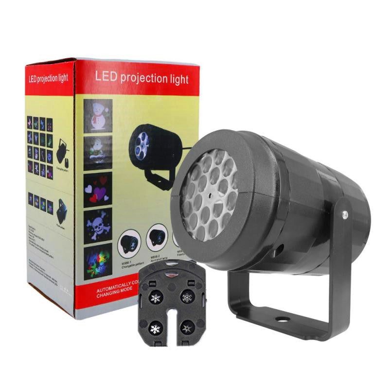 LED Christmas Snow Lights Projector Christmas Lamp - WOMONA.COM