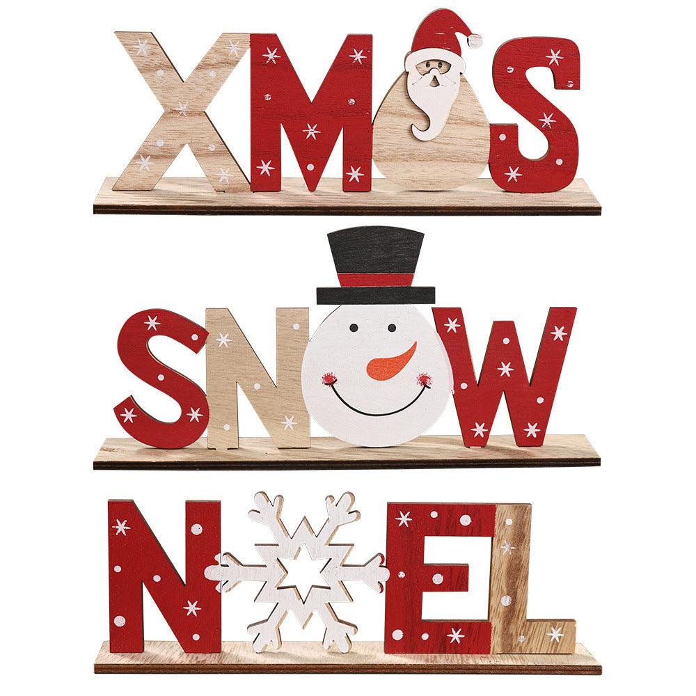 Christmas wooden ornament - WOMONA.COM