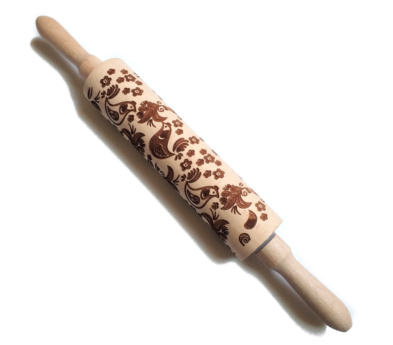 Rolling Pin Christmas Embossing - WOMONA.COM