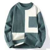 Men's Pullover Round Neck Warm Sweater - WOMONA.COM