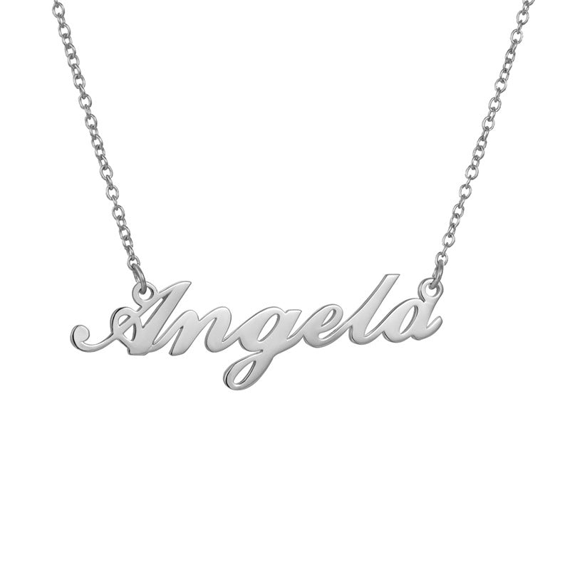 Necklace Alloy Pendant Font Fascinating Pendant - WOMONA.COM