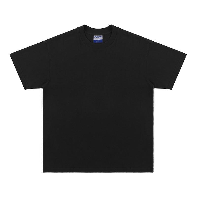 Cotton Solid Color T-shirt For Men And Women - WOMONA.COM