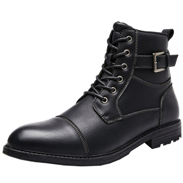 Retro Lace Up High-top Martin Boots