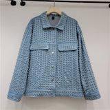 Super Heavy Work Full Diamond Jacket Top