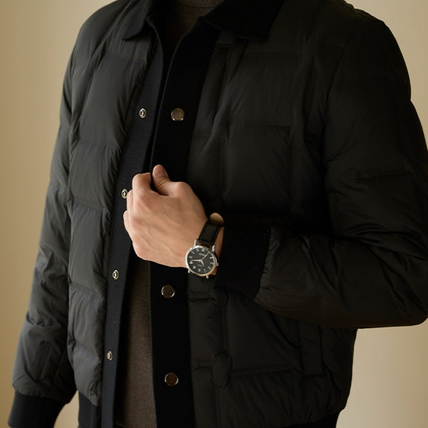 Men's High-end Casual Patchwork Short Coat