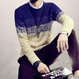 Gradient sweater men - WOMONA.COM